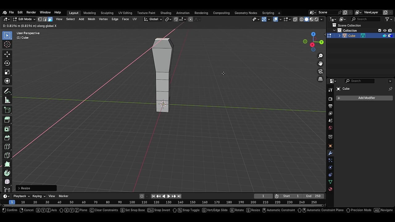 A circumstance dick with blender 3d