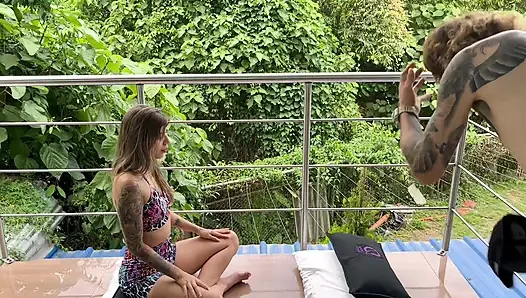 I Thought My Yoga Teacher Was Going to Teach Me a Pose Until I Felt His Big Cock in My Tight Pussy