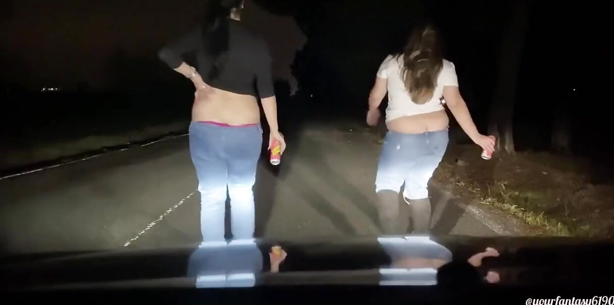 Butt Crack Dancing in Front of the Car