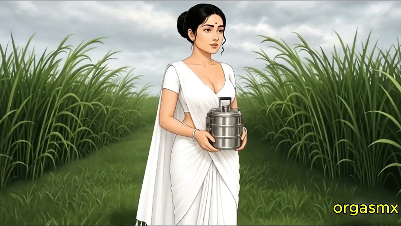 Desi Kamini Bhabhi with Farmer’s Stepbrother in Field Hut