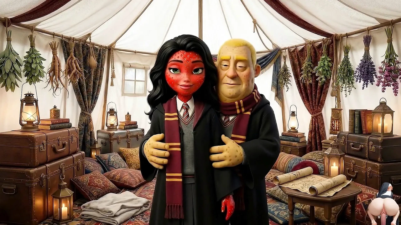 Loạt trái cây: tập 2 - phù thủy dâu tây dễ thương và phù thủy khoai tây chia sẻ phép thuật