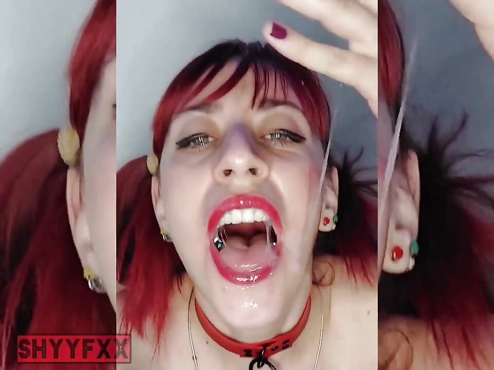 Shyyfxx Gagging on Your Cock to the Bottom and Playing with Saliva Saliva Fetish JOI