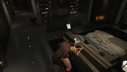 GTA 5 FRANKLIN CAPTAIN CRAZY DICK GIVING IT ALL OVER THE SAINTS GTA V