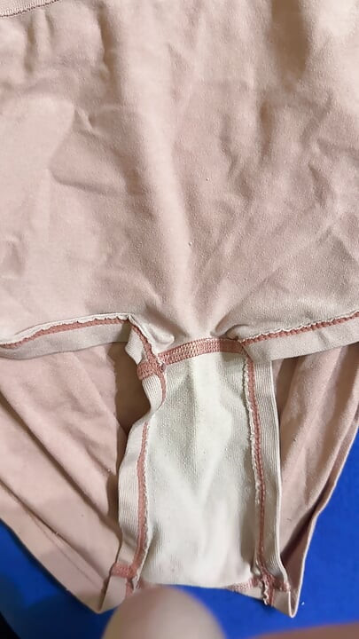 Cum on wife’s panties 45