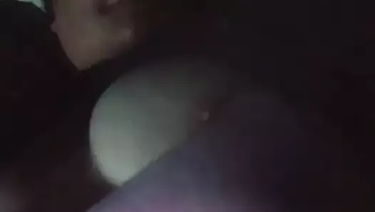 Sexy bbw cumming loud in camper