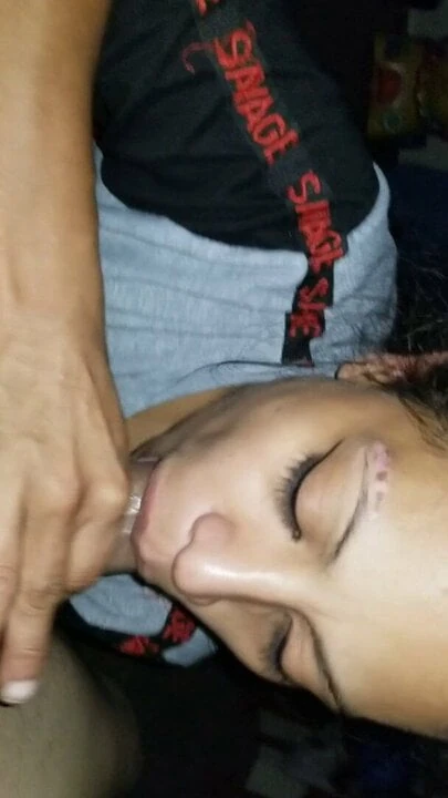 Latina loves sucking bbc and swallow cum