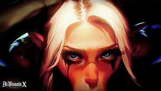Orc Elf Alien Fantasy Blowjob & Titfuck Compilation - Animated Porn (AI Generated)