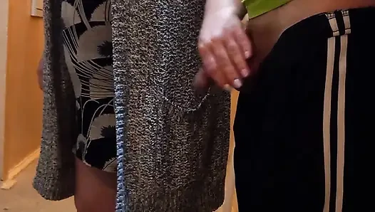 Oral-sex und masturbation schwanz im eingang 2