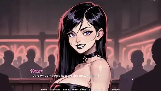 My New Girlfriend  Taboo Hentai Game  Ep.40 Goth Girl Blowbang in the Toilet!