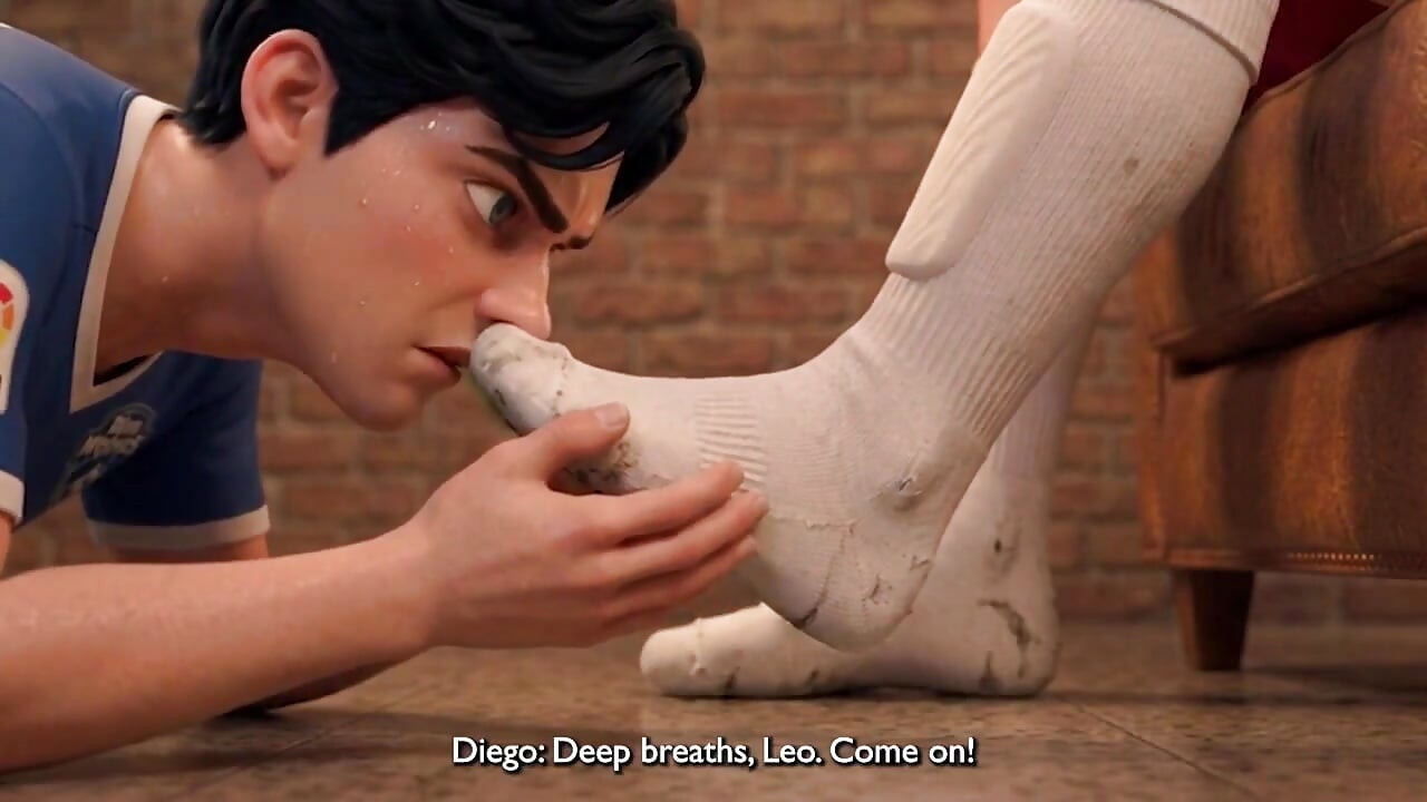 Soccer Players Sniff and Lick Feet and Socks