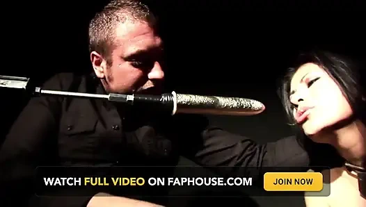 Fetish Fuck for a Submissive and Tied up Girl in Red Lingerie