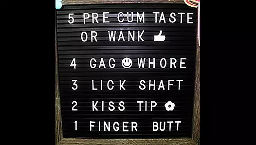 Easy Sissy JOI Game for Fags