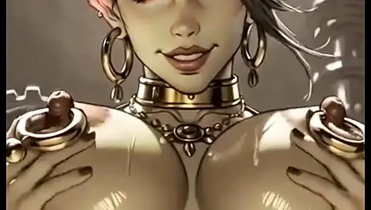 Just Some Female Orc Show Boobs, Ai Animation