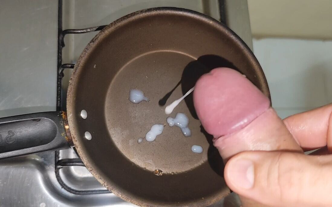 Wow, Tasty Fried Cum for Breakfast!!
