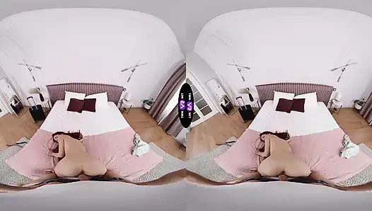 Horny Brunette Demands Fresh Cum From Shocked Dude - TmwVRnet