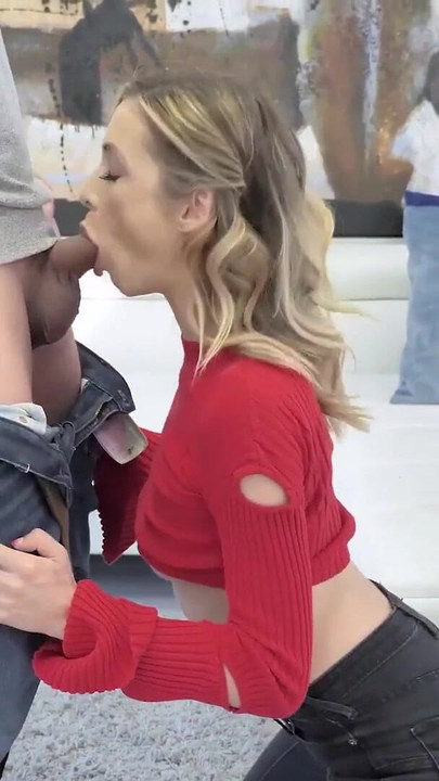 Jaw-dropping moment from "Loving Step Daughter Jazmin Luv Always Shares Her Big Dick Boyfriends With Her Thirsty Step Mother"