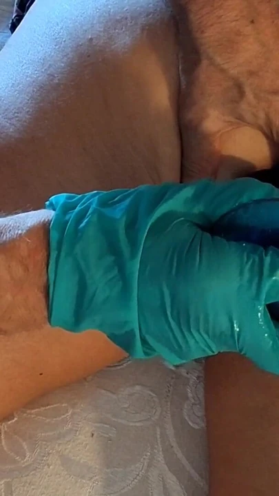 Stunning moment from "Dr. Nadia receives training as an anal slave"