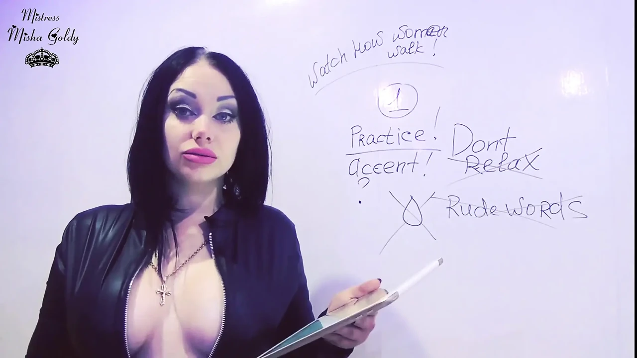 Tips for passing as femaleoutdoor! Lessons for a sissy - Film 1