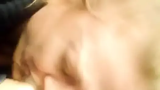 Quickie blowjob from 55 year old granny in car