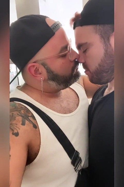 Hairy Bear Wrecks Thick Tattooed Cub Bareback Doggy