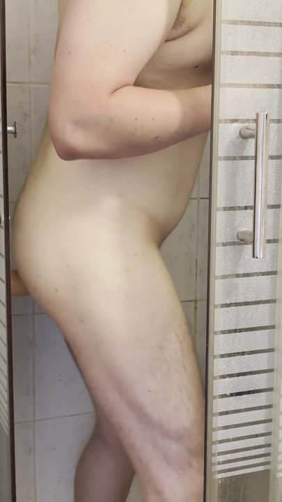 Dildo Lover in the Shower