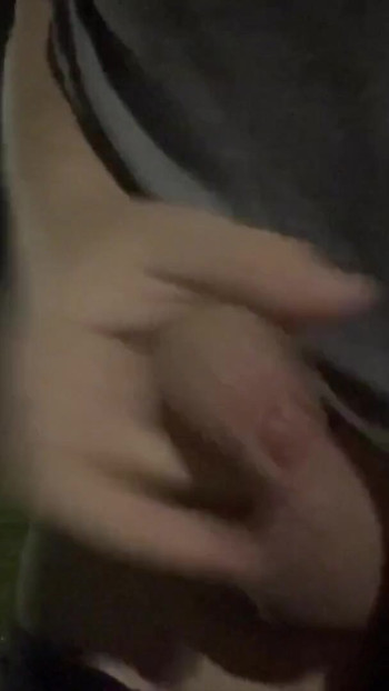 Epic moment from "Heading out to the park nude to take a piss and flash cock"