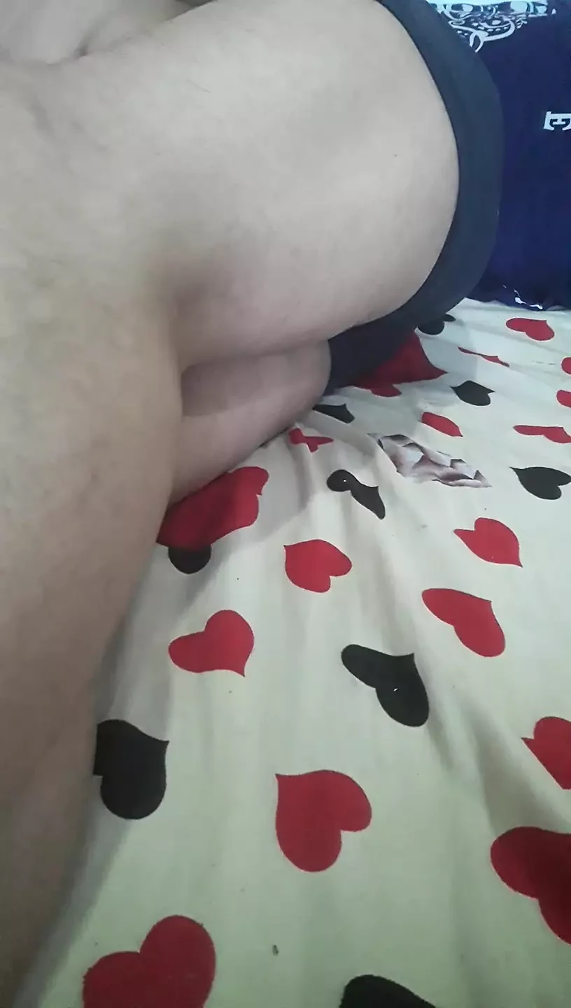 Boy masturbating hard