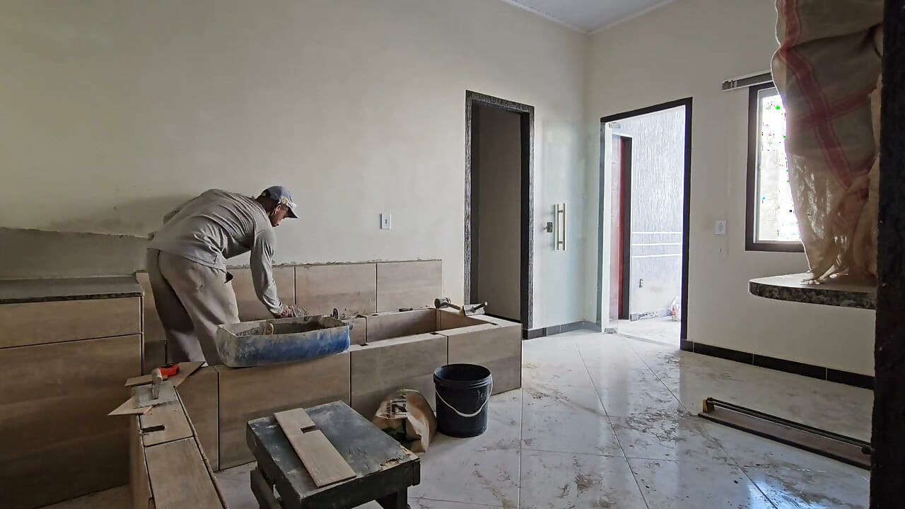 The Construction Worker Was Very Pleased When He Received a Visit From His Bosses at the Construction Site.
