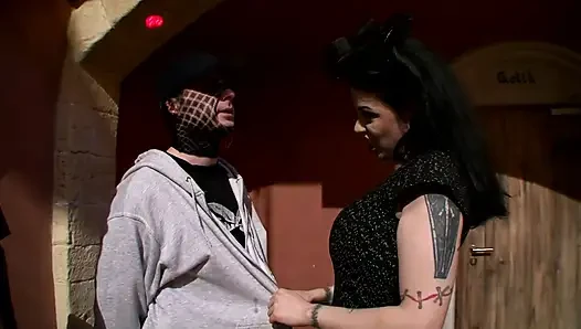 BDSM Dungeon Domme Pounds Submissive Ass Hard