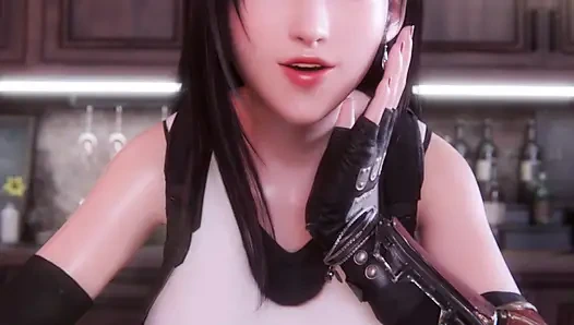 Final Fantasy VII - Tifa is Lonely ( VR 4K hentai3d Animation)