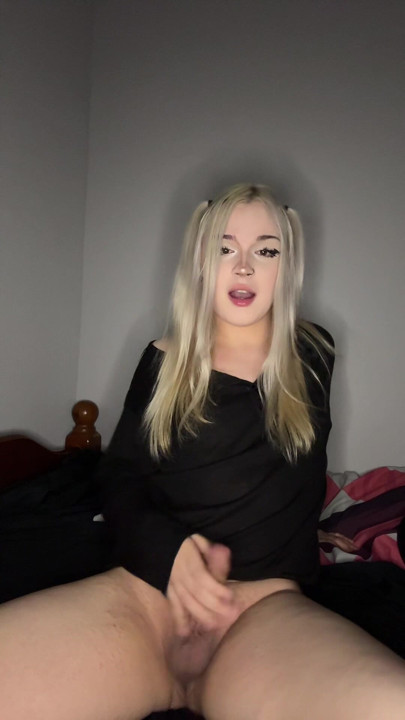 I'm gently stroking my cock