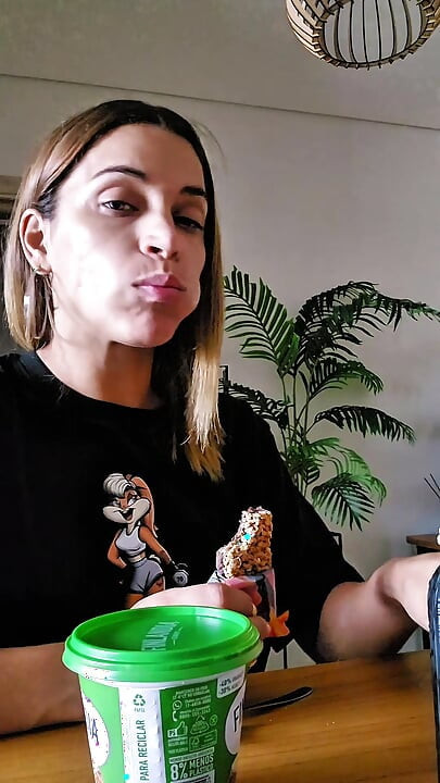 We Snacked with My Roommate After Recording Porn Videos!