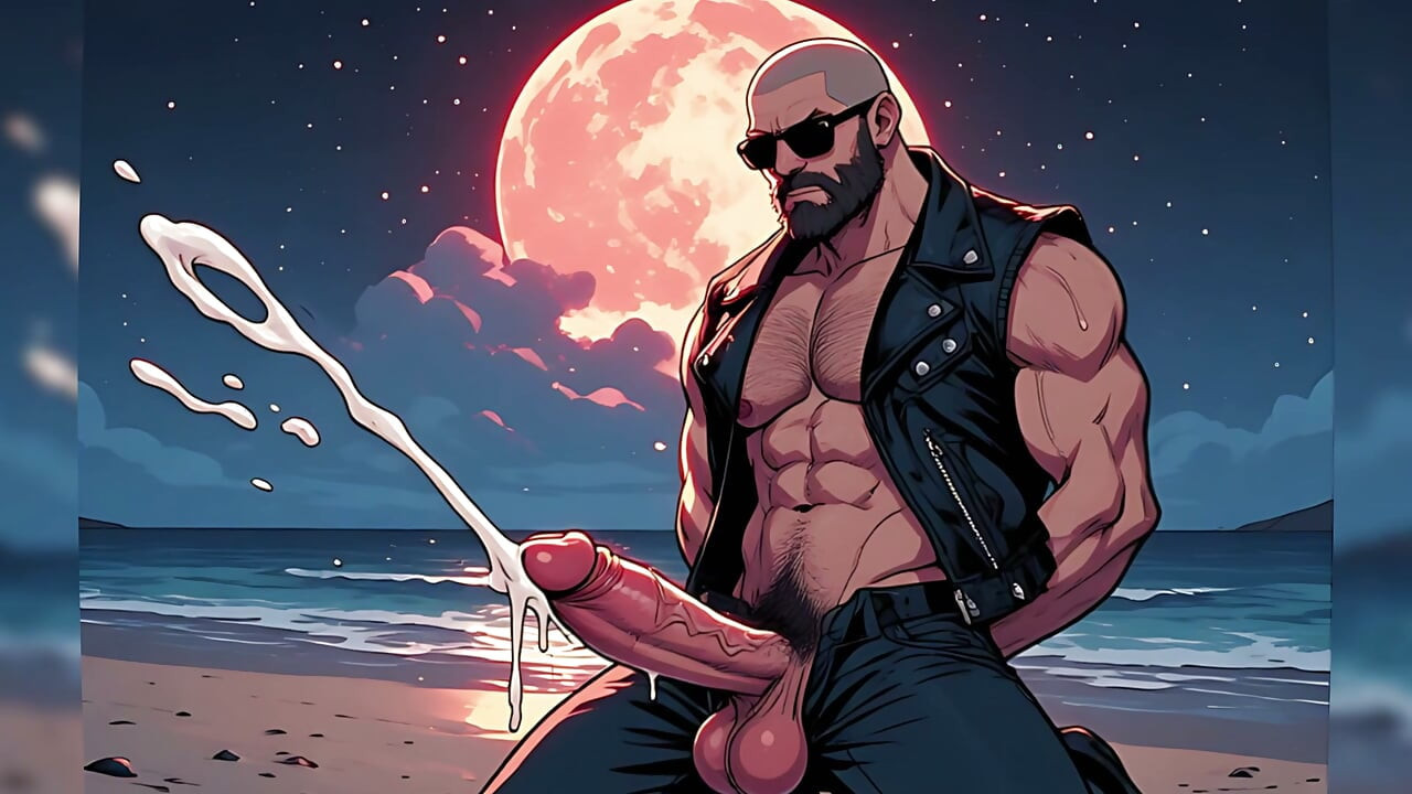 Hot Biker Men Cocks Out (ai)