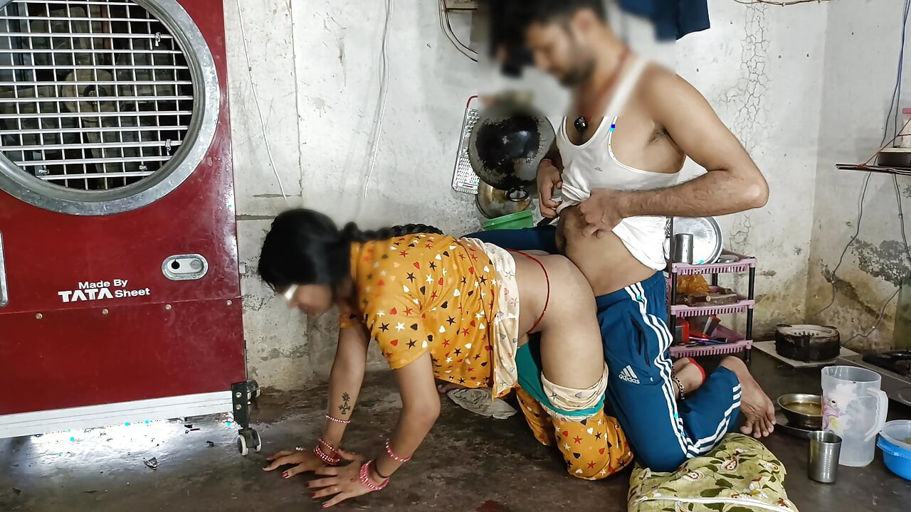 Hot sexy stepsister's fun sex from stepbrother's land when stepsister was alone at home Hindi audio