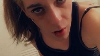 Trans Goddess Strokes Her Shemeat