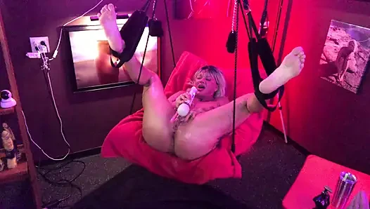 Hot Blonde gets Royal Treatment before taking Huge Butt Plug