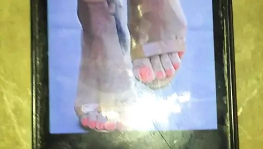 Cum üzerinde rihanna seksi büyük ayaklar