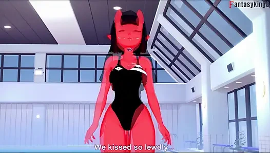 Meru - суккуб в бикини, секс в видео от первого лица