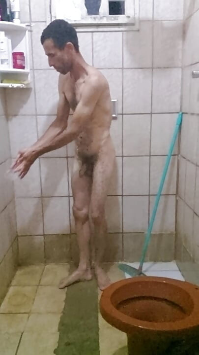 Eu Tomando Banho De Pal Duro E Batendo Punhetaaté Gozar