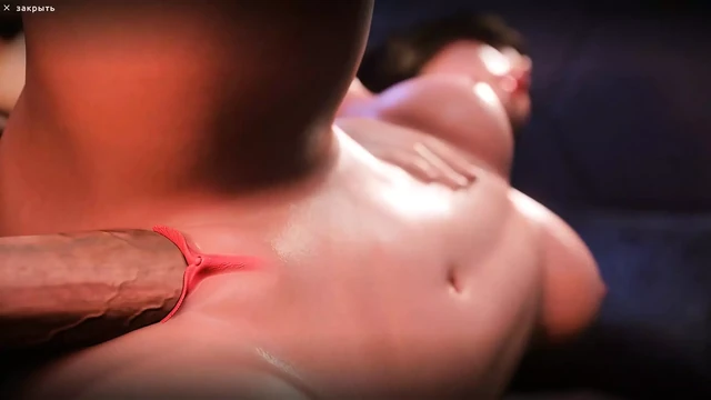 3D hentai in close-up, Full HD 3