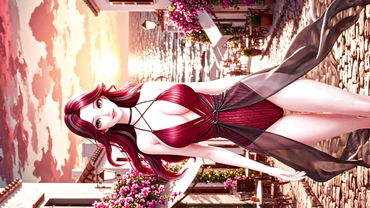 The Joyful Days of Beautiful Anime Girls: Summer Paradise 3D Anime AI-Generated