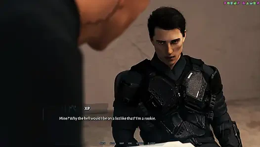 Kybernetische Verführung durch 1thousand - sex auf dem bezirk, Foxy polizist wird besahnt