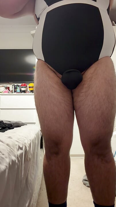 Cock and ball bondage with nipple clamps