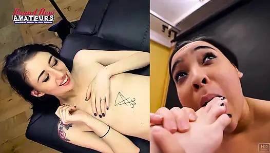 Olyssia Petite And Raquel Love Busty Inked Duo Cam Show Lesbian Heat!