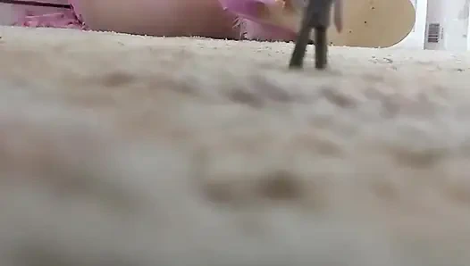 Giantess Kink: Tiny Pathetic Perve Gets Caught