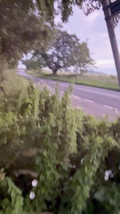 Dogging spot risky barefoot nude walk