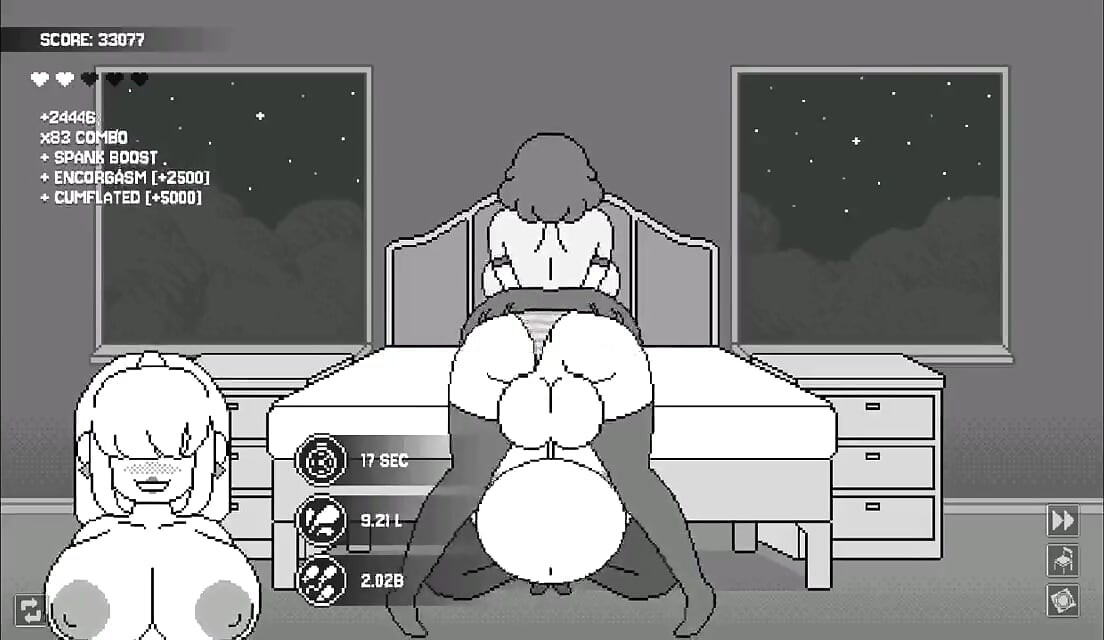 The most crazy futanari game - wife's bedroom gameplay