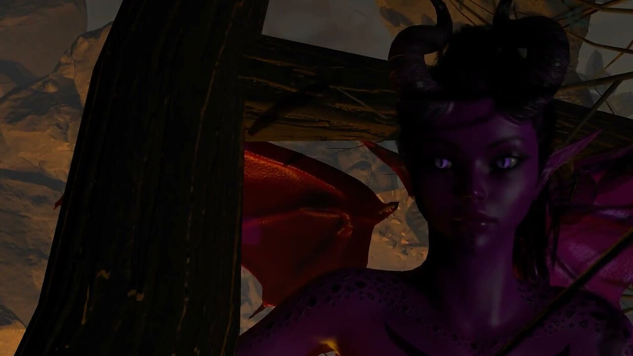 Pink Demon Futa Succube Est À La Recherche D’une Bite