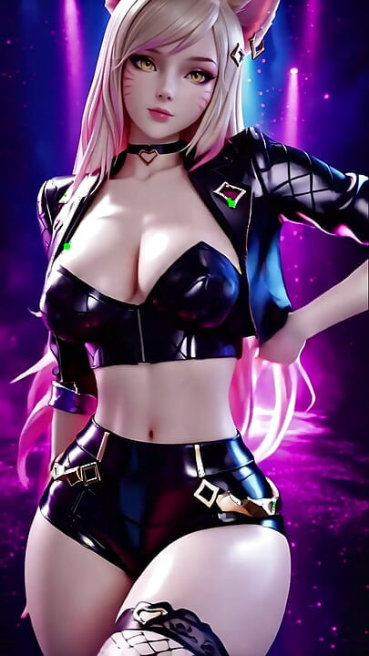 Ahri 's Strastveni ples (T-ARA - plači) LOL 3D ples