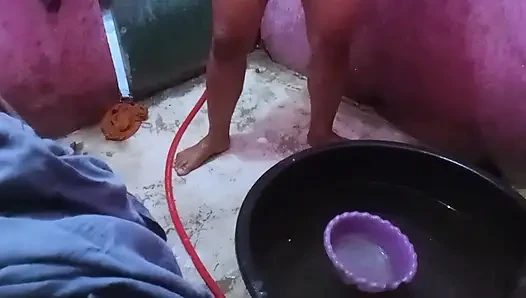 My stepmom always films herself in the shower to show off her big firm